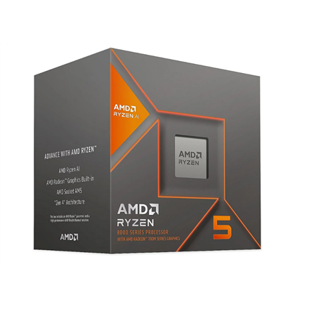 AMD AMD | Ryzen 5 8600G | AM5 | Processor threads 12 | AMD | Processor cores 6 100-100001237BOX