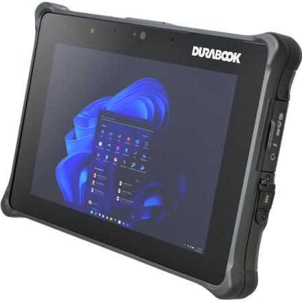 Durabook Durabook | R8 Rugged Tablet | 8 " | Black | Sunlight Readable 800nits Touchscreen Display | 800 x 1280 pixels | Intel Core i5-1230U | 8 GB | 128 GB | Wi-Fi | Front camera | 2 MP | Bluetooth | 5.2 | Windows 11 Pro | Warranty 36 month(s) R8H1P1DAAXX