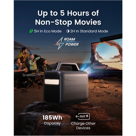 Anker Nebula Anker Nebula Mars 3 | Full HD (1920x1080) | 1000 ANSI lumens | Black | Wi-Fi D2333211