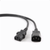 Cablexpert Cablexpert | PC-189-VDE power extension cable 1.8 meter | Black C14 coupler | C14 coupler PC-189-VDE