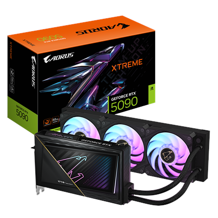 Gigabyte Gigabyte AORUS GeForce RTX 5090 XTREME WATERFORCE 32G | NVIDIA | 32 GB | GeForce RTX 5090 | GDDR7 | HDMI ports quantity 1 | PCI-E 5.0 GV-N5090AORUSX W-32GD