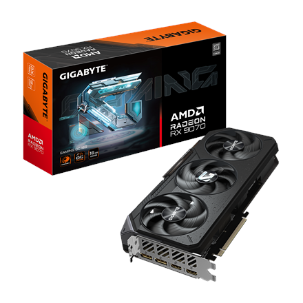 Gigabyte Gigabyte Radeon RX 9070 GAMING OC 16G | AMD | 16 GB | Radeon RX 9070 | HDMI ports quantity 2 | PCI-E 5.0 GV-R9070GAMING OC-16GD