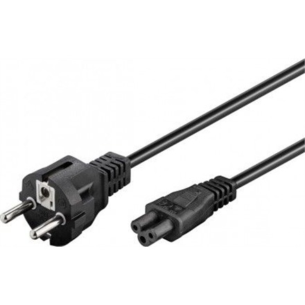 Goobay Goobay | Power supply cord (safety plug) | 93586 | Black Safety plug (type F, CEE 7/7) | Device socket C5 93586