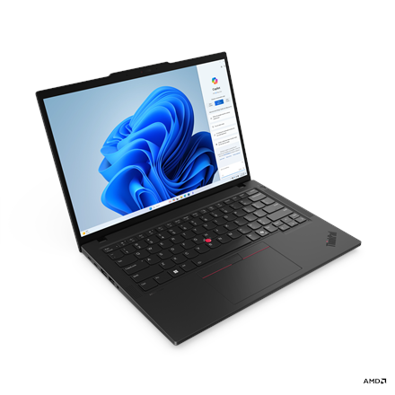 Lenovo Lenovo ThinkPad T14 G5 | Black | 14 " | IPS | WUXGA | 1920 x 1200 pixels | Anti-glare | AMD Ryzen 7 PRO | 8840U | 32 GB | SO-DIMM DDR5 | Solid-state drive capacity 1000 GB | AMD Radeon 780M Graphics | Windows 11 Pro | 802.11ax | Bluetooth version 5.3 | Keyboard language Nordic | Keyboard backlit | Warranty 36 month(s) | Battery warranty 12 month(s) 21MC0046MX