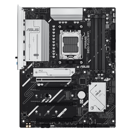 Asus Asus PRIME B850-PLUS WIFI | Processor family AMD | Processor socket AM5 | DDR5 | Supported hard disk drive interfaces M.2, SATA | Number of SATA connectors 4 90MB1L80-M0EAY0