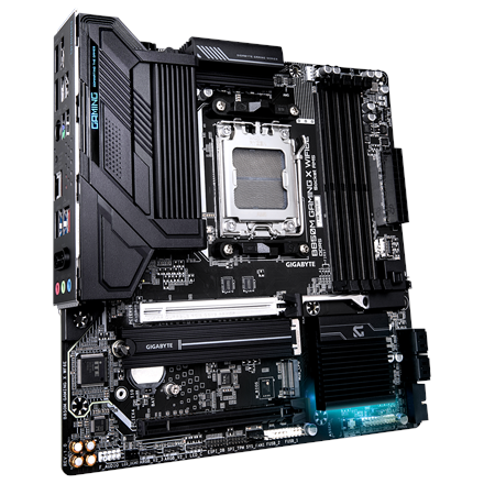 Gigabyte Gigabyte B850M GAMING X WIFI6E | Processor family AMD | Processor socket AM5 | DDR5 SDRAM | Supported hard disk drive interfaces M.2, SATA | Number of SATA connectors 4 | Micro ATX B850M GAMING X WF6E