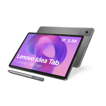 Lenovo Lenovo Idea Tab (without power adapter) | 11 " | Luna Grey | IPS | 2560 x 1600 pixels | MediaTek | Dimensity 6300 | 8 GB | Soldered LPDDR4x | 256 GB | Wi-Fi | Front camera | 5 MP | Rear camera | 8 MP | Bluetooth | 5.2 | 15 or Later | Android | Warranty 24 month(s) | Lenovo Tab Pen ZAFR0399SE