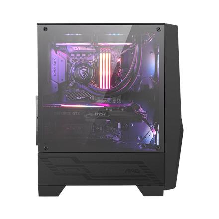 MSI MSI MAG FORGE 100R PC Case, Mid-Tower, USB 3.2, Black | MSI | MSI MAG FORGE 100R | Black | ATX | Power supply included No MAG FORGE 100R
