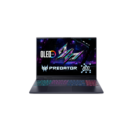 Acer Acer | Predator Helios Neo 16S AI PHN16S-71-7556 | Abyssal Black | 16 " | OLED | WQXGA | 2560 x 1600 pixels | Intel Core U7 | 255HX | 16 GB | DDR5 | Solid-state drive capacity 1000 GB | NVIDIA GeForce RTX 5060 | GDDR7 | 8 GB | Windows 11 Home | 802.11ax | Bluetooth version 5.3 | Keyboard language US international | Keyboard backlit | Warranty 24 month(s) NH.QX9EL.001