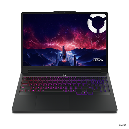 Lenovo Lenovo Legion Pro 7 16AFR10H | Eclipse Black | 16 " | OLED | WQXGA | 2560 x 1600 pixels | Glossy | AMD Ryzen 9 | 9955HX | 32 GB | SO-DIMM DDR5 | Solid-state drive capacity 1000 GB | NVIDIA GeForce RTX 5070 Ti | GDDR7 | 12 GB | Windows 11 Home | 802.11be | Bluetooth version 5.4 | Keyboard language Nordic | Keyboard backlit | Warranty 24 month(s) | Battery warranty 12 month(s) 83RU001JMX
