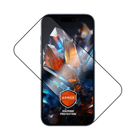 Fixed Fixed Screen protector | Apple | iPhone 17 Pro | Tempered glass | Black | Armor with Anti-dust applicator and AR layer FIXGA2-1603-BK