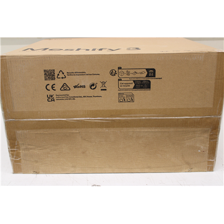 Fractal Design SALE OUT. Fractal Design Meshify 3 Ambience Pro RGB White TG | Fractal Design Meshify 3 | Ambience Pro RGB White TG Clear Tint | ATX | DAMAGED PACKAGING | Power supply included No FD-C-MES3A-05SO