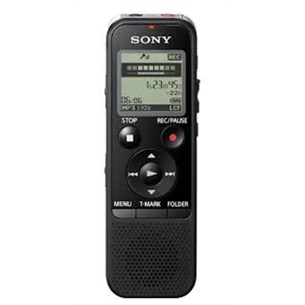 Sony Sony | Digital Voice Recorder | ICD-PX470 | Black | MP3 playback | MP3/L-PCM | 59 Hrs 35 min | Stereo ICDPX470.CE7