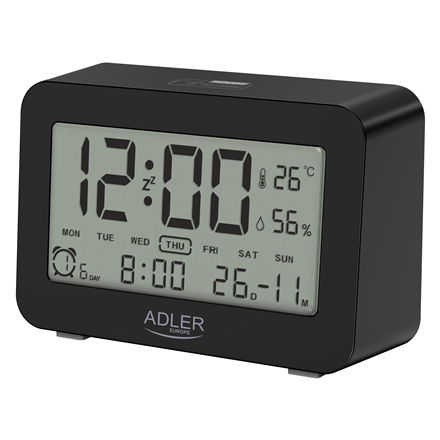 Adler Adler | Alarm Clock | AD 1196b | Alarm function | Black AD 1196b