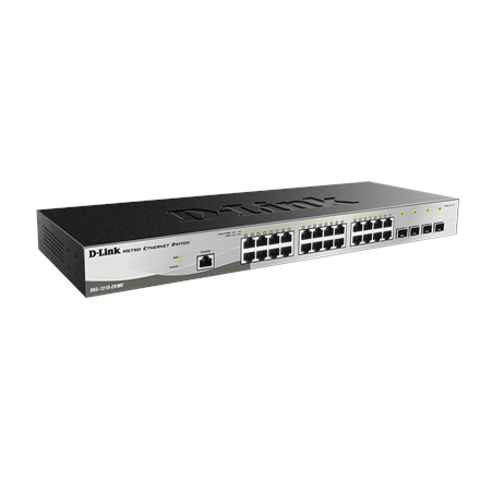 D-Link D-Link | Metro Ethernet Switch | DGS-1210-28/ME | Managed L2 | Rack mountable | Gigabit Ethernet (copper) ports quantity 24 | SFP ports quantity 4 | Power supply type Single | 24 month(s) DGS-1210-28/ME/E