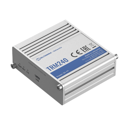 Teltonika LTE Modem | TRM240 | No Wi-Fi | Mesh Support No | MU-MiMO No | 2G/3G | Antenna type 1xSMA for LTE | 1 x microUSB TRM240000000