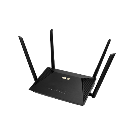 Asus Wireless AX1800 Dual Band Gigabit Router | RT-AX53U | 1201+600 Mbit/s | Ethernet LAN (RJ-45) ports 4 | Mesh Support No | MU-MiMO Yes | No mobile broadband | Antenna type External antenna x 4 | 36 month(s) 90IG06P0-MO3510