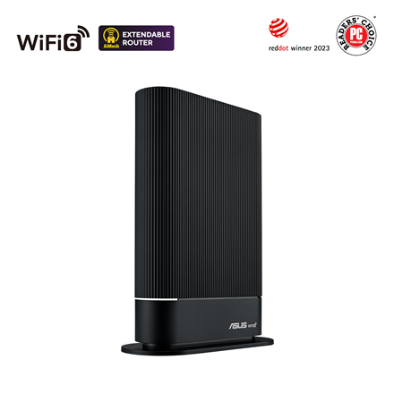 Asus Wireless Wifi 6 AX4200 Dual Band Gigabit Router | RT-AX59U | 802.11ax | 3603+574 Mbit/s | 10/100/1000 Mbit/s | Ethernet LAN (RJ-45) ports 3 | Mesh Support Yes | MU-MiMO Yes | No mobile broadband | Antenna type Internal 90IG07Z0-MO3C00
