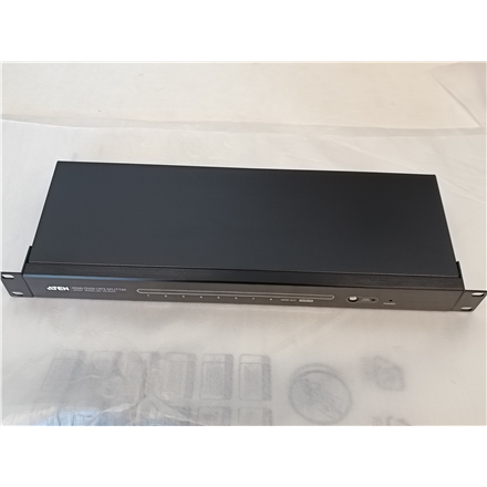Aten SALE OUT. WITHOUT ORIGINAL PACKAGING, ONLY POWER ADAPTER INCLUDED | Aten | HDMI | 8-Port HDMI Cat 5 Splitter | Warranty 3 month(s) | USED, REFURBISHED, WITOUT ORIGINAL PACKAGING, ONLY POWER ADAPTER INCLUDED VS1808T-AT-GSO