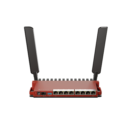 MikroTik Router | L009UiGS-2HaxD-IN | 802.11ax | 10/100/1000 Mbit/s | Ethernet LAN (RJ-45) ports 8 | Mesh Support No | MU-MiMO No | No mobile broadband | Antenna type External | 1x USB 3.0 type A L009UiGS-2HaxD-IN