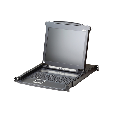 Aten Aten | Single Rail LCD Console (PS/2-USB, VGA) | CL1000N CL1000N-ATA-AG