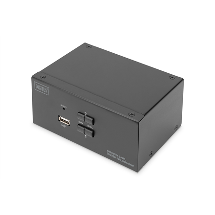 Digitus Digitus KVM Switch, 2-Port, Dual Display, 4K, DisplayPort | DS-12862 DS-12862