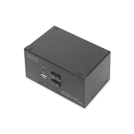 Digitus Digitus KVM Switch, 2 Port, Dual Display, 4K, HDMI | DS-12860 DS-12860
