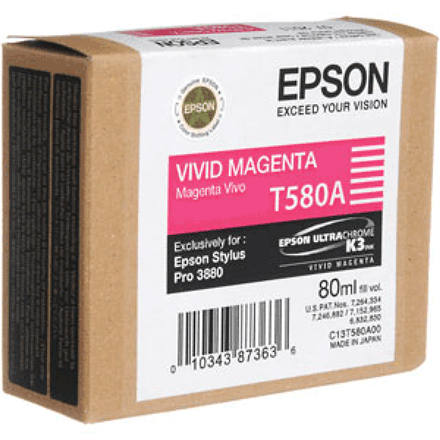 Epson Epson Singlepack Vivid T580A00 | Ink Cartridge | Magenta C13T580A00