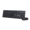 Gembird Gembird | Keyboard and mouse | KBS-W-01 | Keyboard and Mouse Set | Wireless | Mouse included | Batteries included | US | Black | 390 g | Numeric keypad KBS-W-01