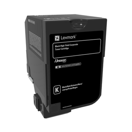 Lexmark Lexmark Corporate | 74C2HKE | Laser Toner Cartridge | Black 74C2HKE