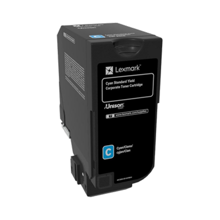 Lexmark Lexmark Corporate | 74C2SCE | Laser Toner Cartridge | Cyan 74C2SCE