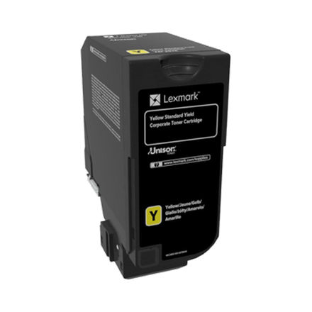 Lexmark Lexmark Corporate | 74C2SYE | Laser Toner Cartridge | Yellow 74C2SYE