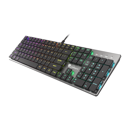 Genesis GENESIS THOR 420 Gaming Keyboard, US Layout, Wired, Silver | Genesis | THOR 420 | Silver | Gaming keyboard | Wired | RGB LED light | US | 1.65 m NKG-1587