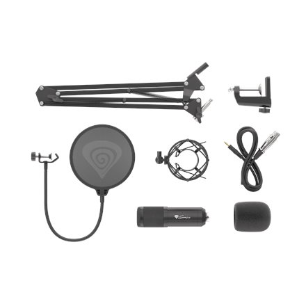 Genesis Genesis | Gaming Microphone | Radium 300 | Black | Wired NGM-1695