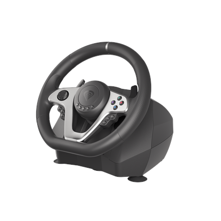 Genesis Genesis | Driving Wheel | Seaborg 400 | Silver/Black | Game racing wheel NGK-1567