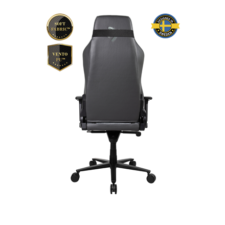 Arozzi Arozzi Vernazza Vento Gaming Chair Vento Polyurethane; Soft Fabric; Metal; Aluminium | Ash VERNAZZA-SIG-ASH