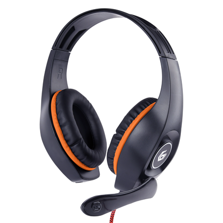 Gembird Gembird | Gaming headset with volume control | GHS-05-O | Built-in microphone | 3.5 mm 4-pin | Orange/Black | Wired | Over-Ear GHS-05-O