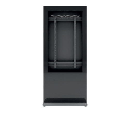 EDBAK EDBAK Floor stand | IDS10.55 Indoor Public Display Totem with glass front | 55 " | Black IDS10.55
