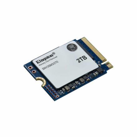 Kingston Kingston SSD | NV3 | 2000 GB | SSD form factor M.2 2230 | Solid-state drive interface PCIe 4.0 x4 NVMe | Read speed 6000 MB/s | Write speed 5000 MB/s SNV3SM3/2T0