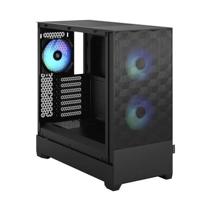 Fractal Design Fractal Design | op Air RGB | Side window | Black TG Clear Tint | ATX, mATX, Mini ITX | Power supply included No | ATX FD-C-POR1A-06