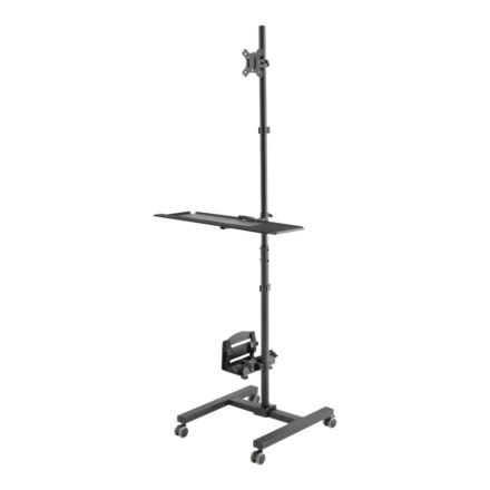 Digitus Digitus | Mobile workstation with individual height adjustment | DA-90374 | Monitor Mount, PC Holder | 17-32 " | Black DA-90374