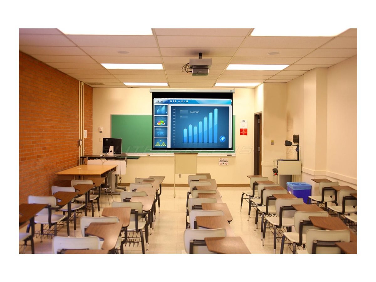Elite Screens Elite Screens | Manual Series | M120XWV2 | Diagonal 120 " | 4:3 | Viewable screen width (W) 244 cm | White M120XWV2