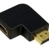 Logilink HDMI Adapter, AM to AF in 90 degree flat angled | Logilink AH0008