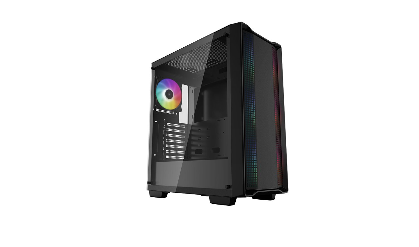 Deepcool Deepcool | CC560 (with 4pcs ARGB Fans) | Side window | Black | Mid-Tower | Power supply included No | ATX PS2 R-CC560-BKTAA4-G-1