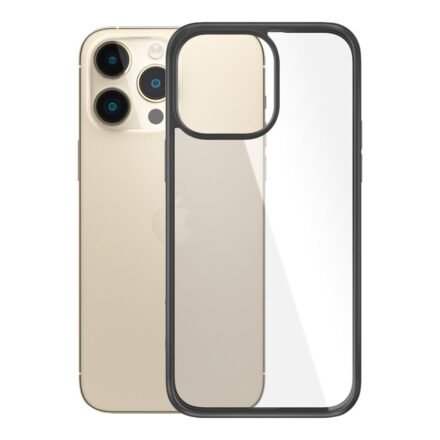 PanzerGlass PanzerGlass | ClearCase with Black Frame | Case | Apple | iPhone 14 Pro Max | Black | Military grade standard; Scratch resistant; Shock resistant; Antibacterial; 100% recycled frame material 0408