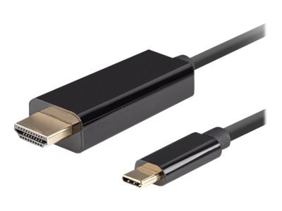 Lanberg Lanberg USB-C to HDMI Cable, 1.8 m 4K/60Hz, Black | Lanberg | USB-C to HDMI Cable | CA-CMHD-10CU-0018-BK | Black | 1.8 m CA-CMHD-10CU-0018-BK