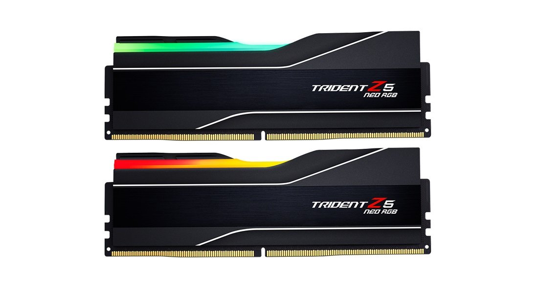 G.Skill G.Skill | Trident Z5 Neo RGB | 32 Kit (16GBx2) GB | DDR5 | 6000 MHz | PC/server | Registered No | ECC No F5-6000J3038F16GX2-TZ5NR