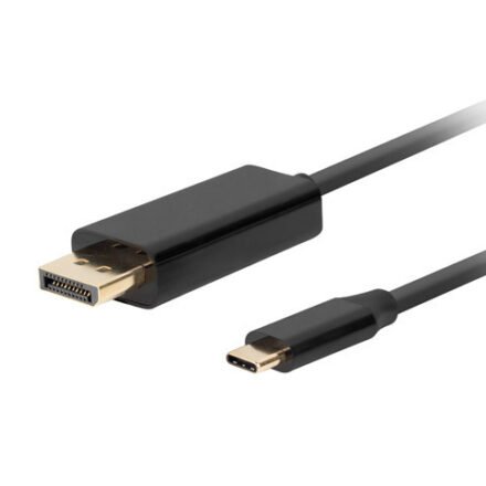 Lanberg Lanberg USB-C to DisplayPort Cable, 1.8 m 4K/60Hz, Black | Lanberg | USB-C to DisplayPort Cable | CA-CMDP-10CU-0018-BK | Black | 1.8 m CA-CMDP-10CU-0018-BK