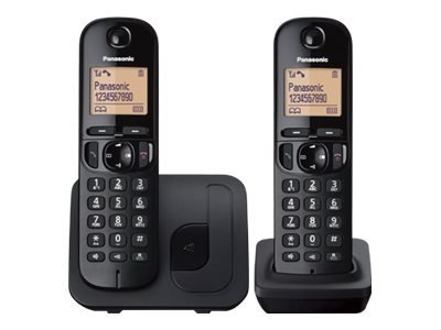 Panasonic Panasonic | Cordless | KX-TGC212FXB | Built-in display | Caller ID | Black | Phonebook capacity 50 entries | Speakerphone KX-TGC212FXB