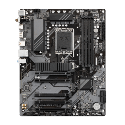 Gigabyte Gigabyte | B760 DS3H AX 1.x M/B | Processor family Intel | Processor socket LGA1700 | DDR5 DIMM | Memory slots 4 | Supported hard disk drive interfaces SATA, M.2 | Number of SATA connectors 4 | Chipset Intel B760 Express | ATX B760 DS3H AX